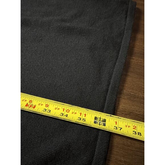 Reiss Dress Womens 6 Black Wool Knit Rhinestone Bodycon Cap Sleeve Modest - Picture 7 of 14